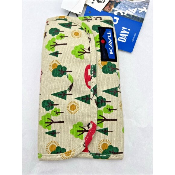 KAVU Big Spender Trifold Wallet Campsite RETIRED Camping Hiking RV - Picture 2 of 6